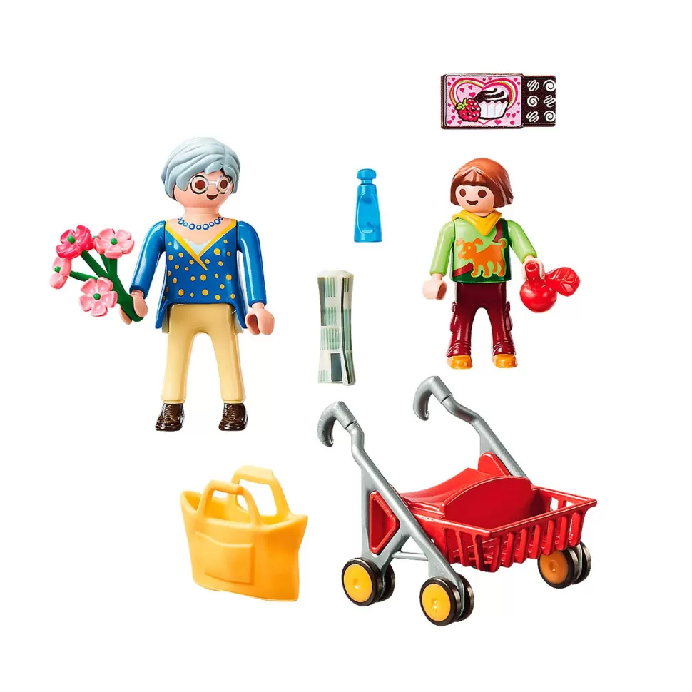 Playmobil Juegos De Construcción^ Abuela Con Nina 70194