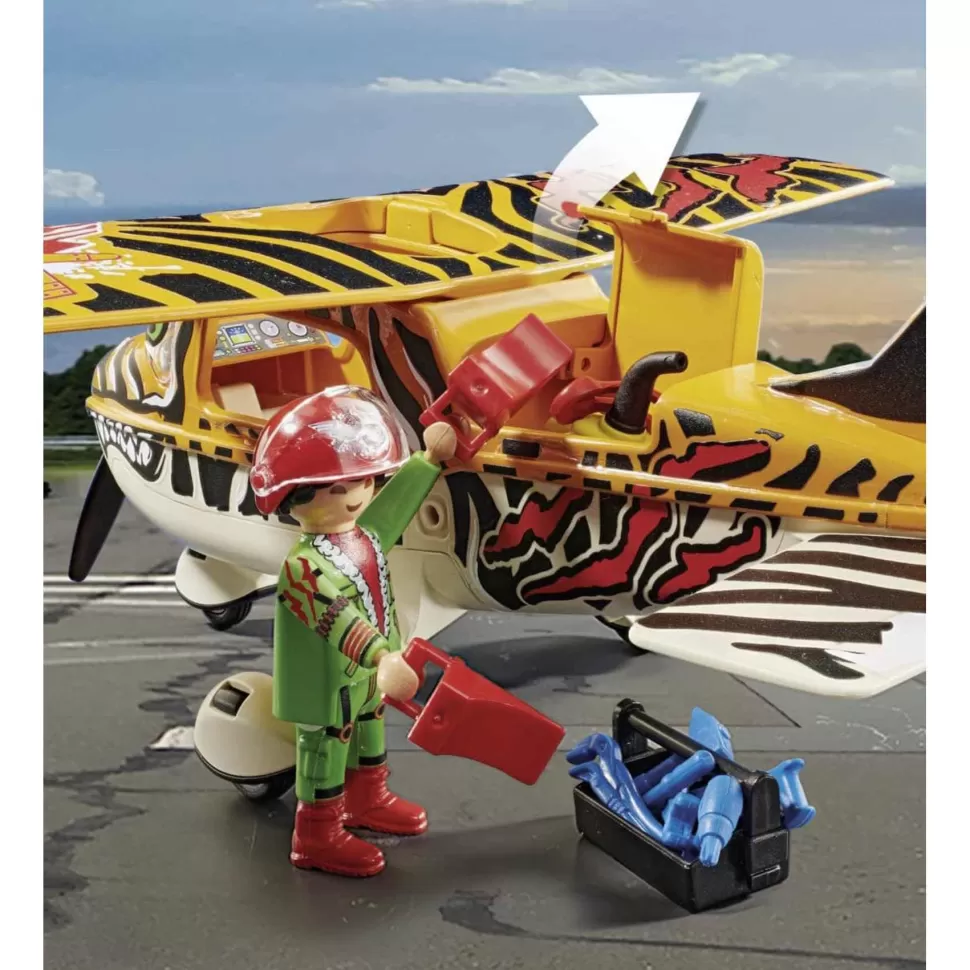 Playmobil Juegos De Construcción^ Air Stuntshow Avioneta Tiger 70902