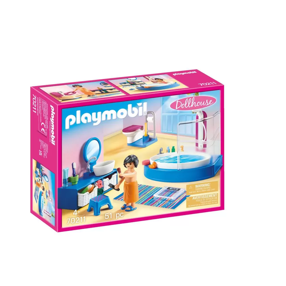 Playmobil Juegos De Construcción^ Bano