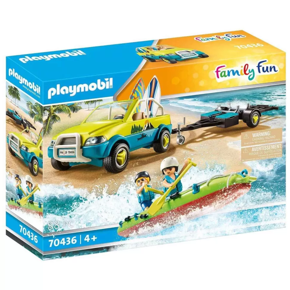 Playmobil Beach Coche De Playa Con Canoa 70436* Juegos De Construcción