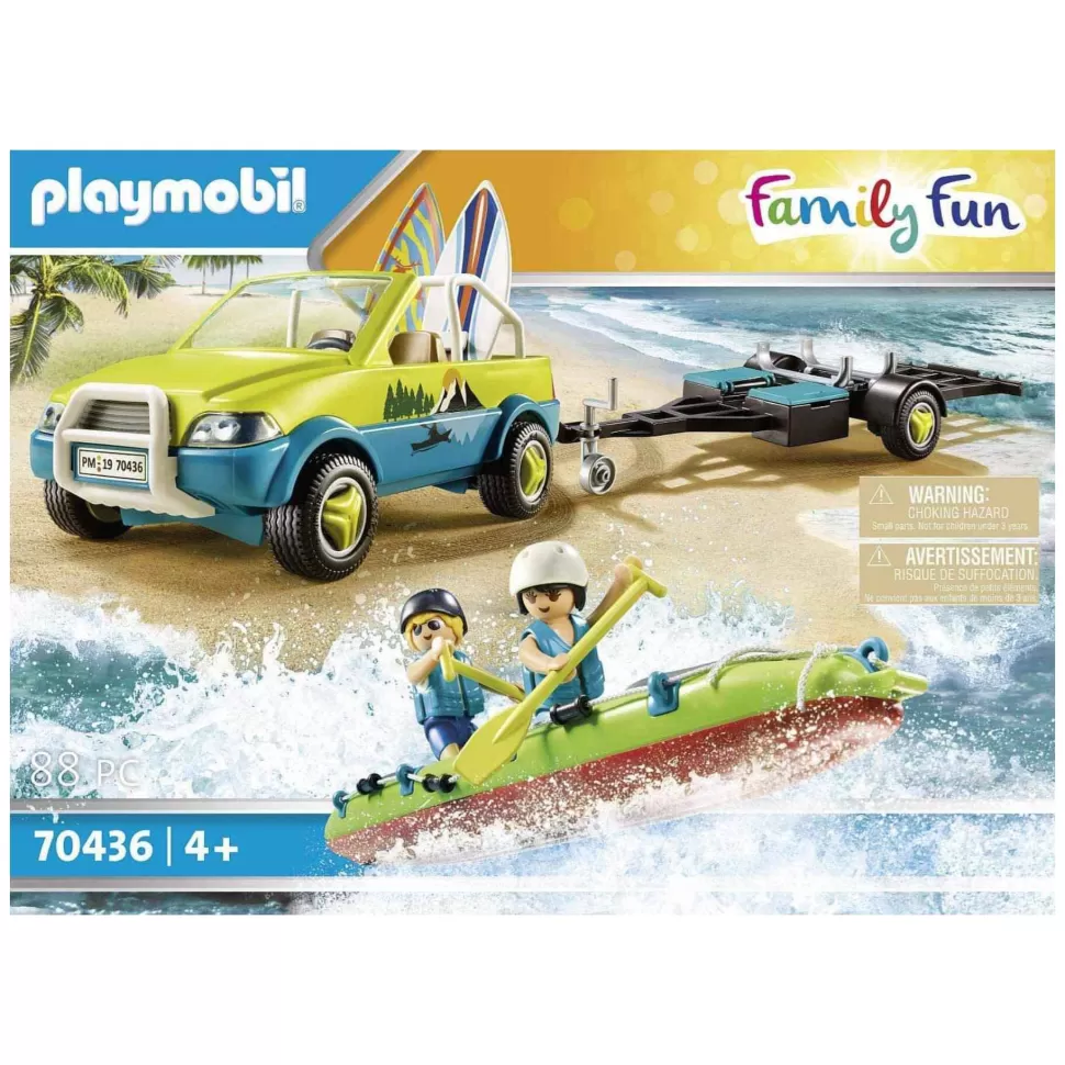 Playmobil Beach Coche De Playa Con Canoa 70436* Juegos De Construcción