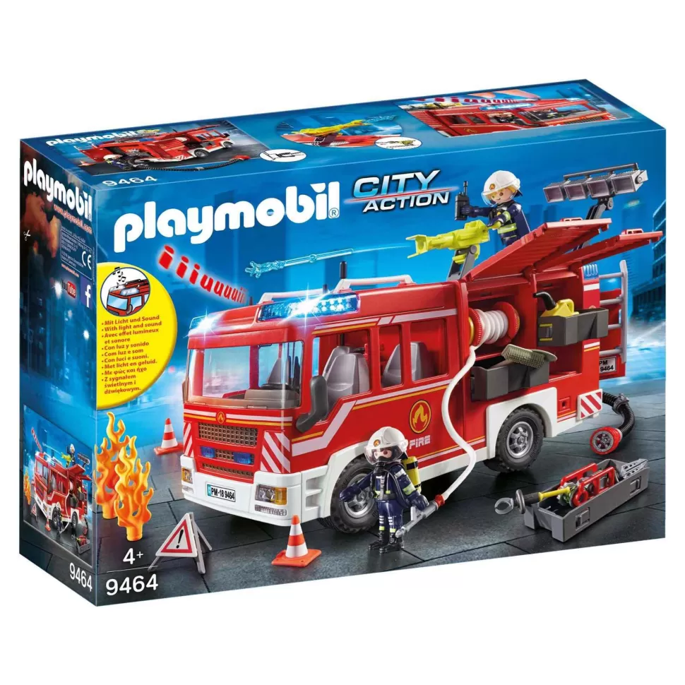 Playmobil City Action Camion De Bomberos* Juegos De Construcción