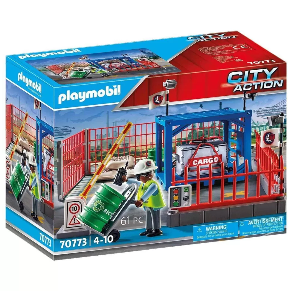 Playmobil Juegos De Construcción^ City Action Deposito De Carga 70773