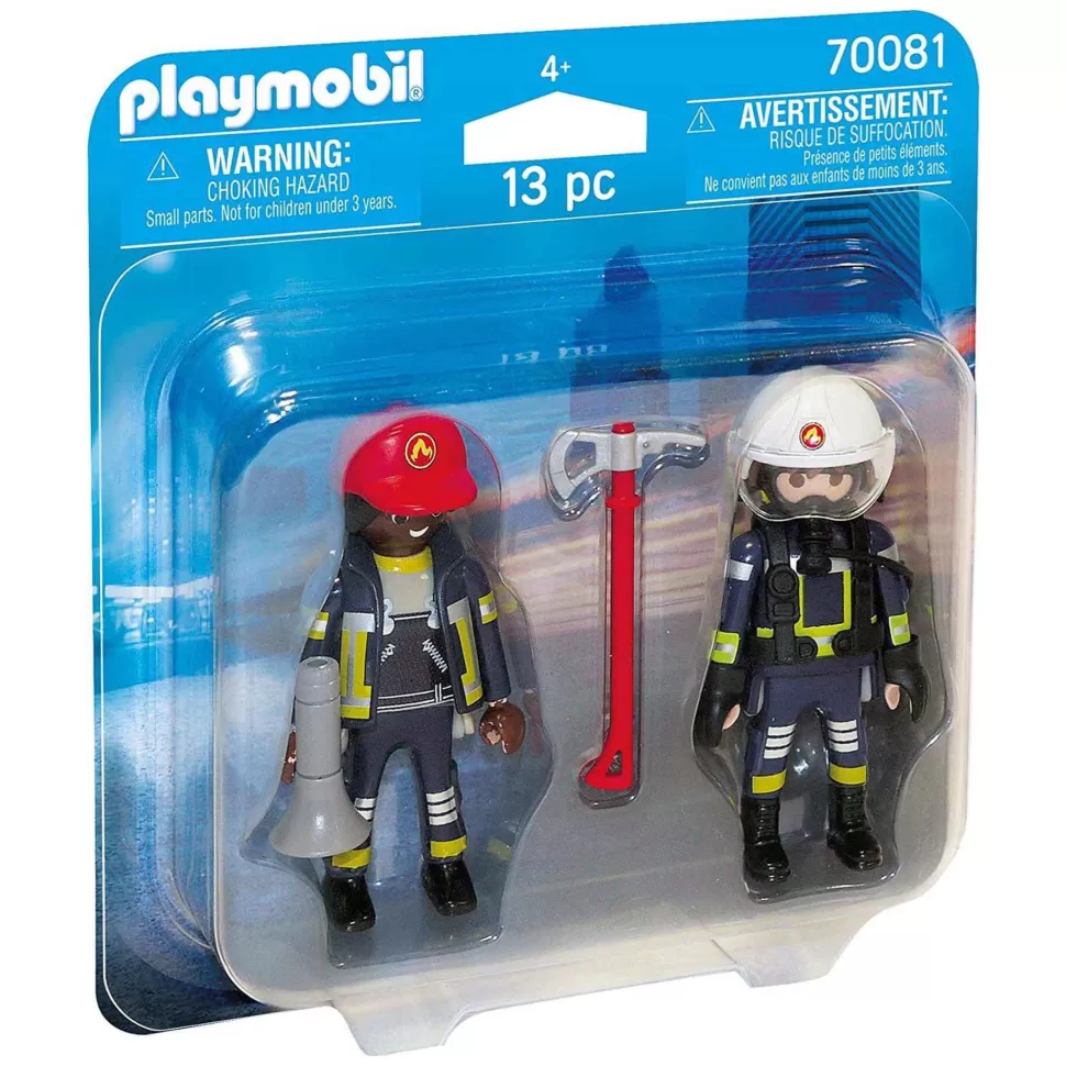 Playmobil Juegos De Construcción^ City Action Duo Pack Bomberos70081