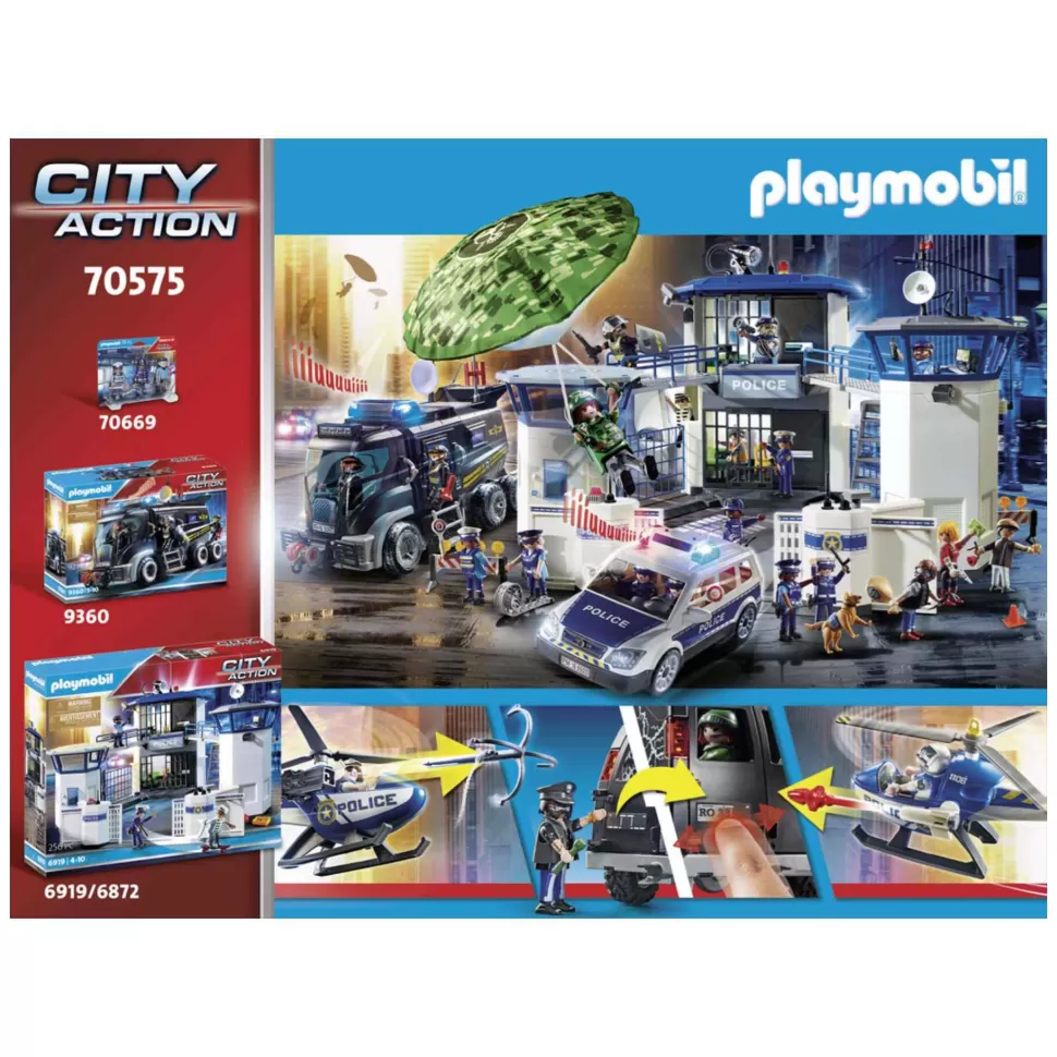 Playmobil Juegos De Construcción^ City Action Helicoptero De Policia: Persecucion Del70575