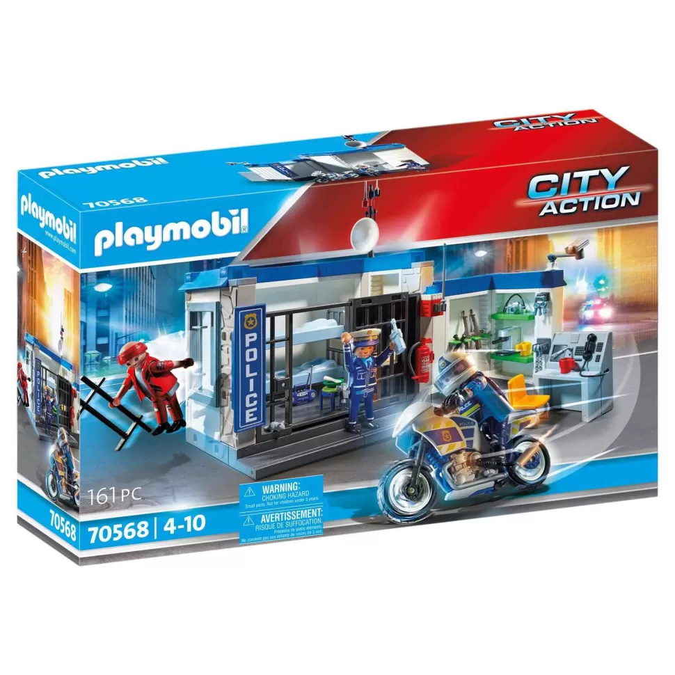 Playmobil City Action Policia: Escape De La Prision 70568* Juegos De Construcción