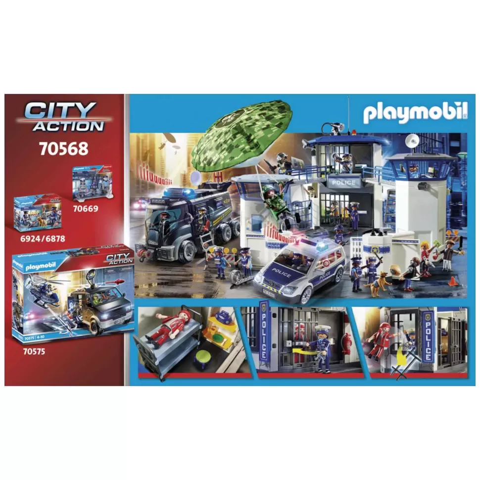 Playmobil City Action Policia: Escape De La Prision 70568* Juegos De Construcción