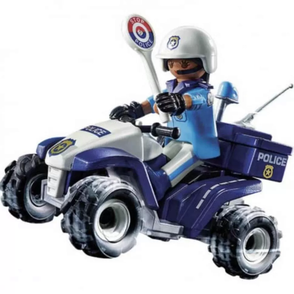 Playmobil Juegos De Construcción^ City Action Policia Speed Quad 71092