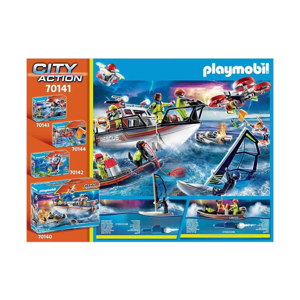 Playmobil City Action Rescate Maritimo Rescate Polar Con Bote 70141* Juegos De Construcción