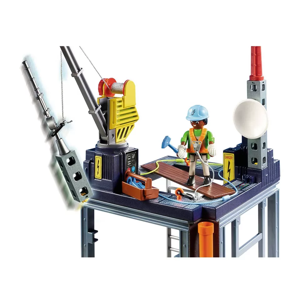 Playmobil Juegos De Construcción^ City Action Starter Pack Construcción Con Grua 70816