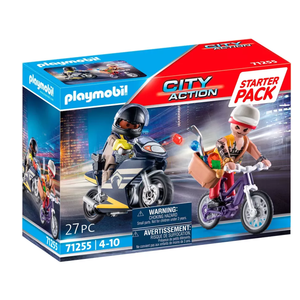 Playmobil City Action Starter Pack Fuerzas Especiales Y Ladron* Juegos De Construcción