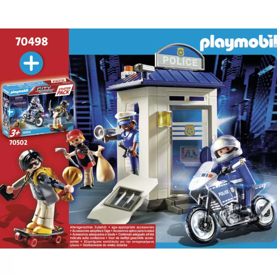 Playmobil City Action Starter Pack Policia 70498* Juegos De Construcción