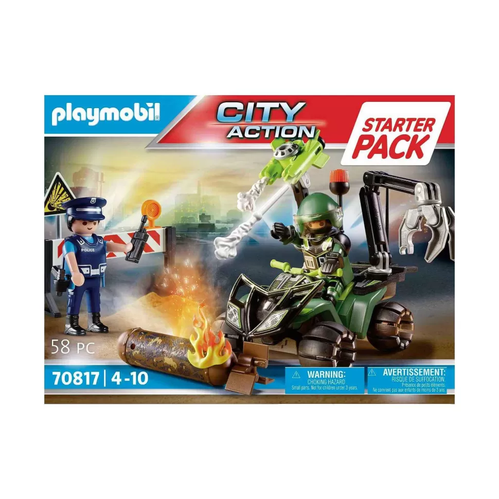 Playmobil Juegos De Construcción^ City Action Starter Pack Policia Entrenamiento 70817