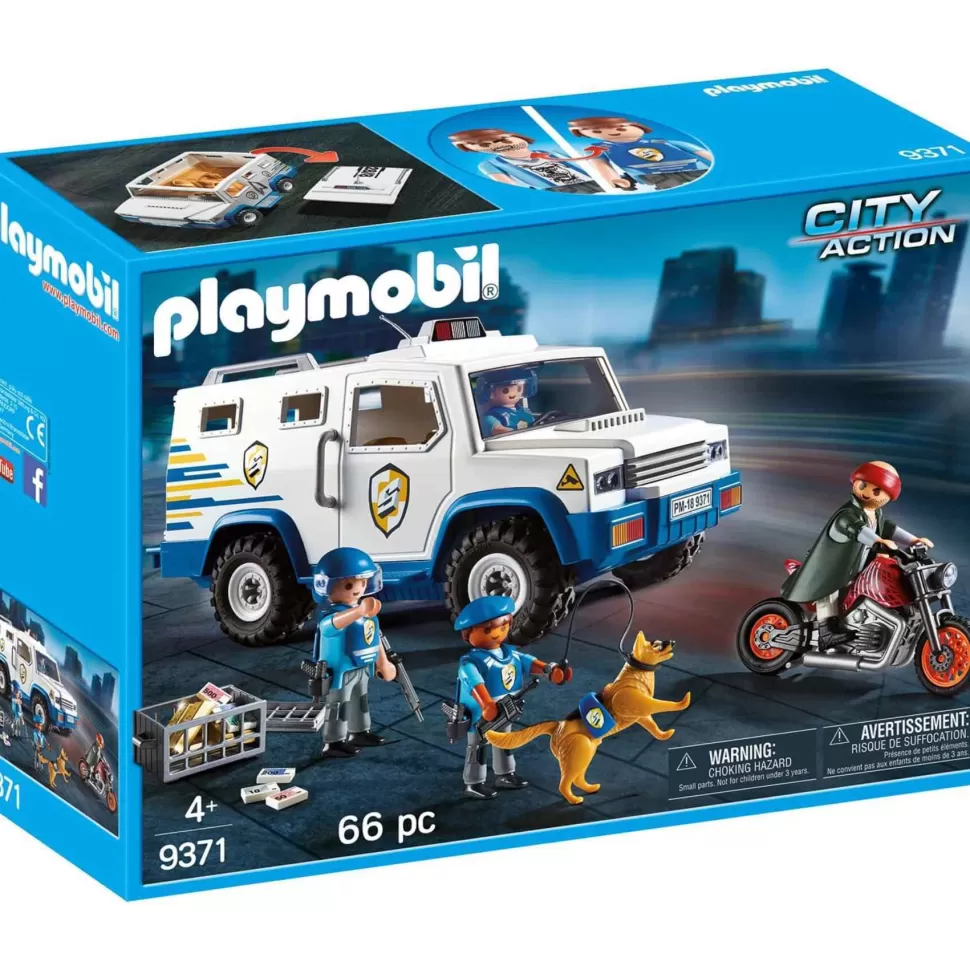 Playmobil Juegos De Construcción^ City Action Vehiculo Blindado 9371