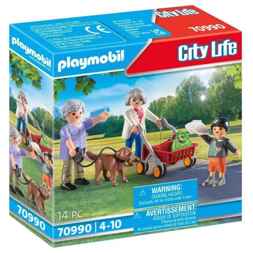 Playmobil Juegos De Construcción^ City Life Abuelos Y Nietos 70990