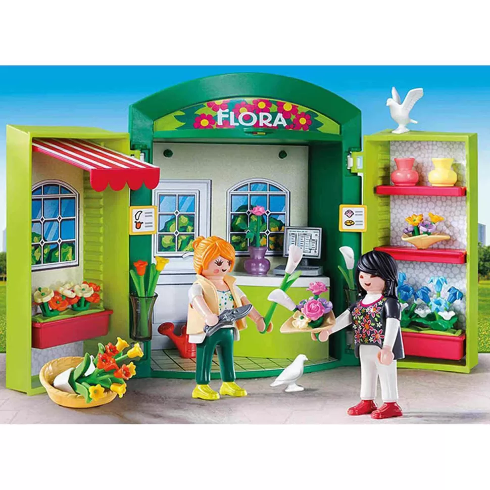 Playmobil City Life Cofre Tienda De Flores 5639* Juegos De Construcción
