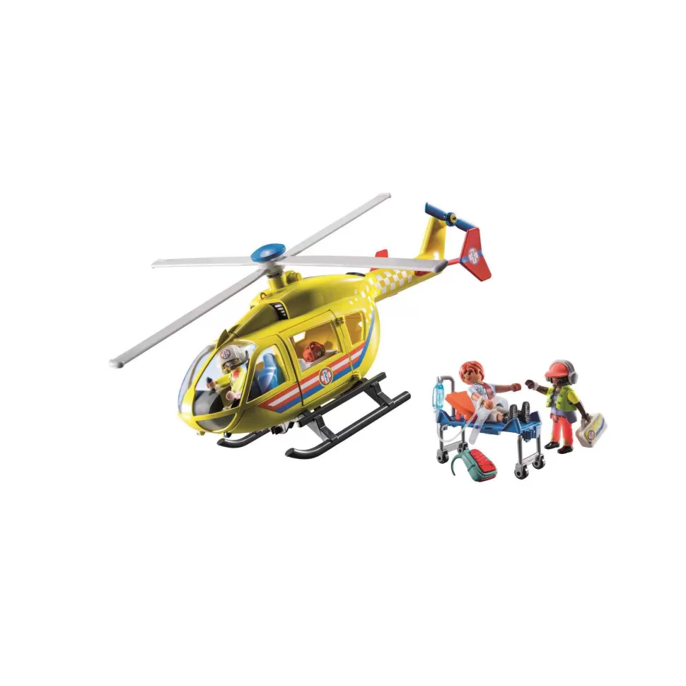 Playmobil Juegos De Construcción^ City Life Helicoptero De Rescate 71203