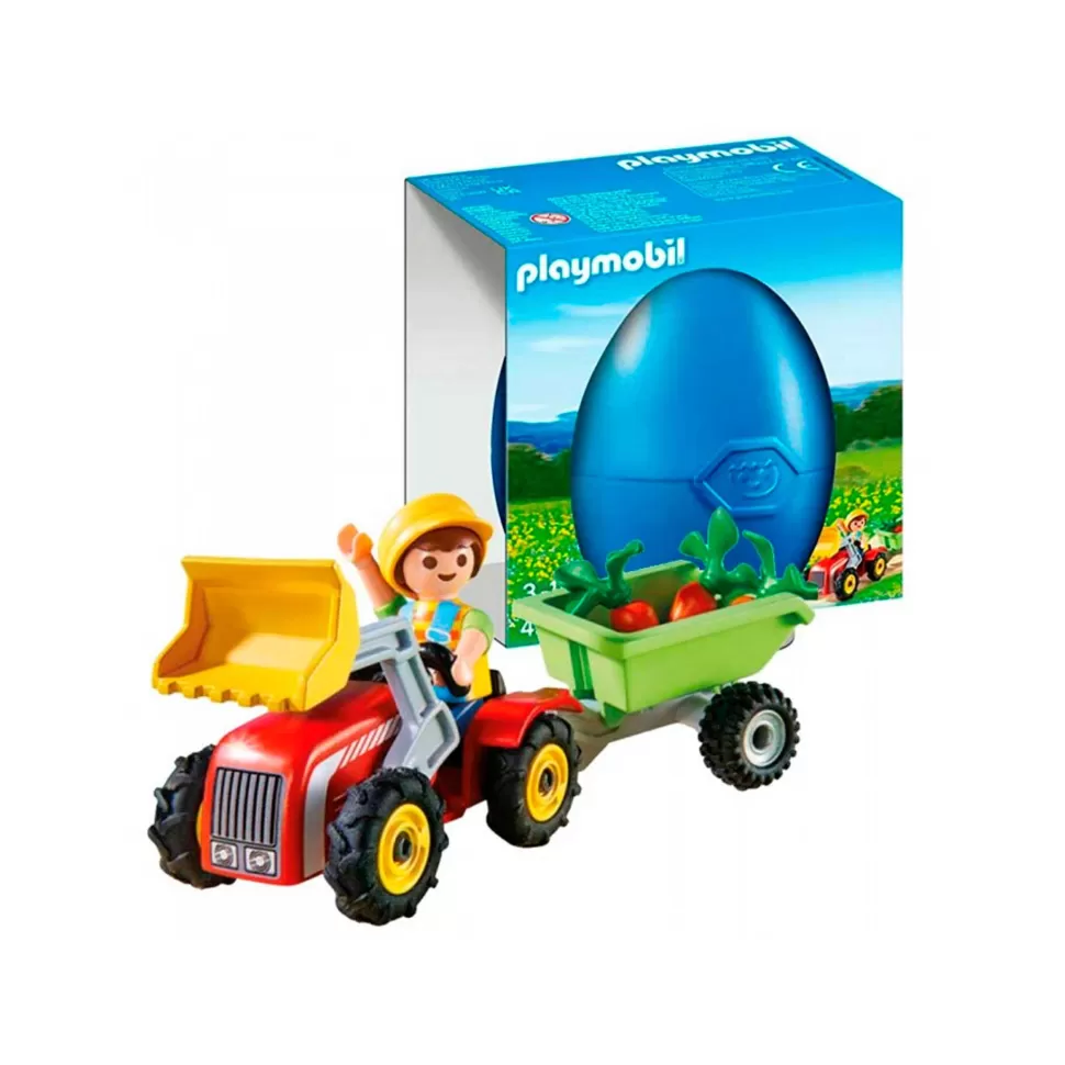 Playmobil City Life Nino Con Tractor 4943* Juegos De Construcción