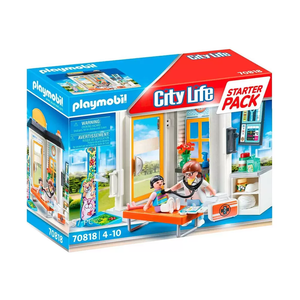 Playmobil Juegos De Construcción^ City Life Starter Pack Pediatra 70818