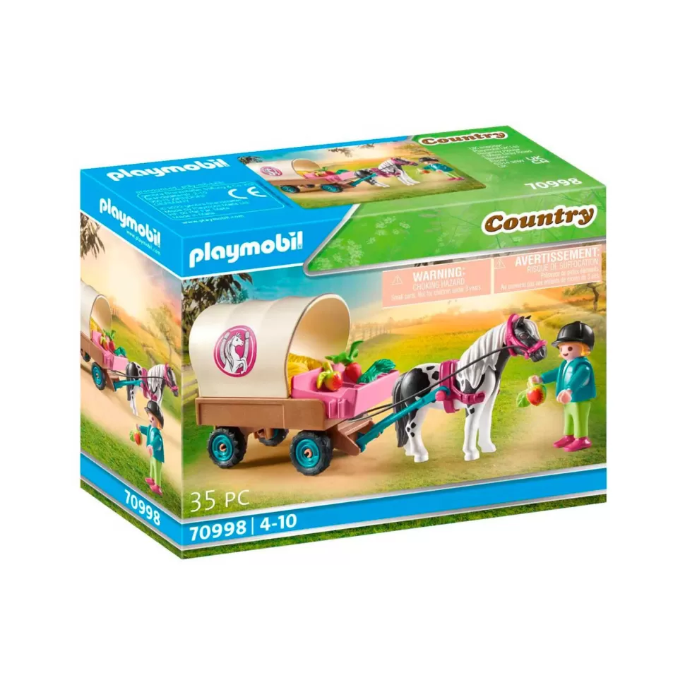 Playmobil Juegos De Construcción^ Country Carruaje De Ponis 70998