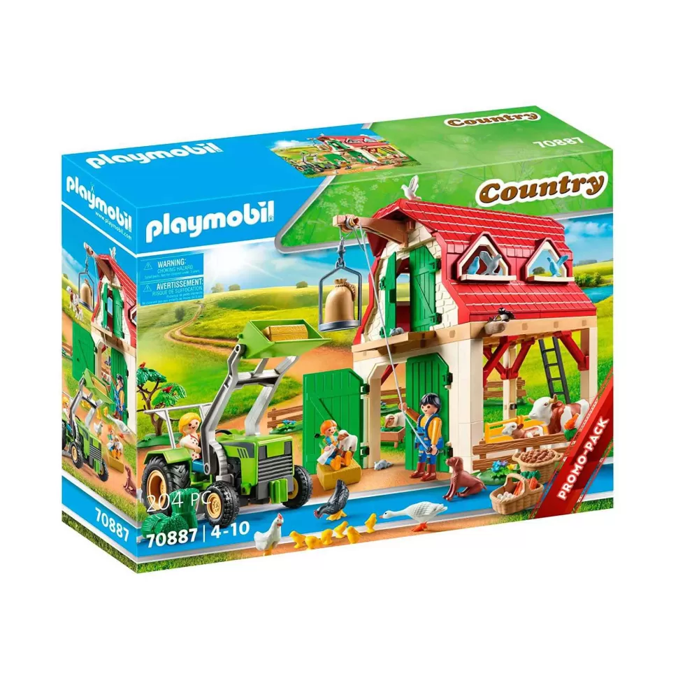 Playmobil Juegos De Construcción^ Country Granja Con Cria De Animales Pequenos 70887