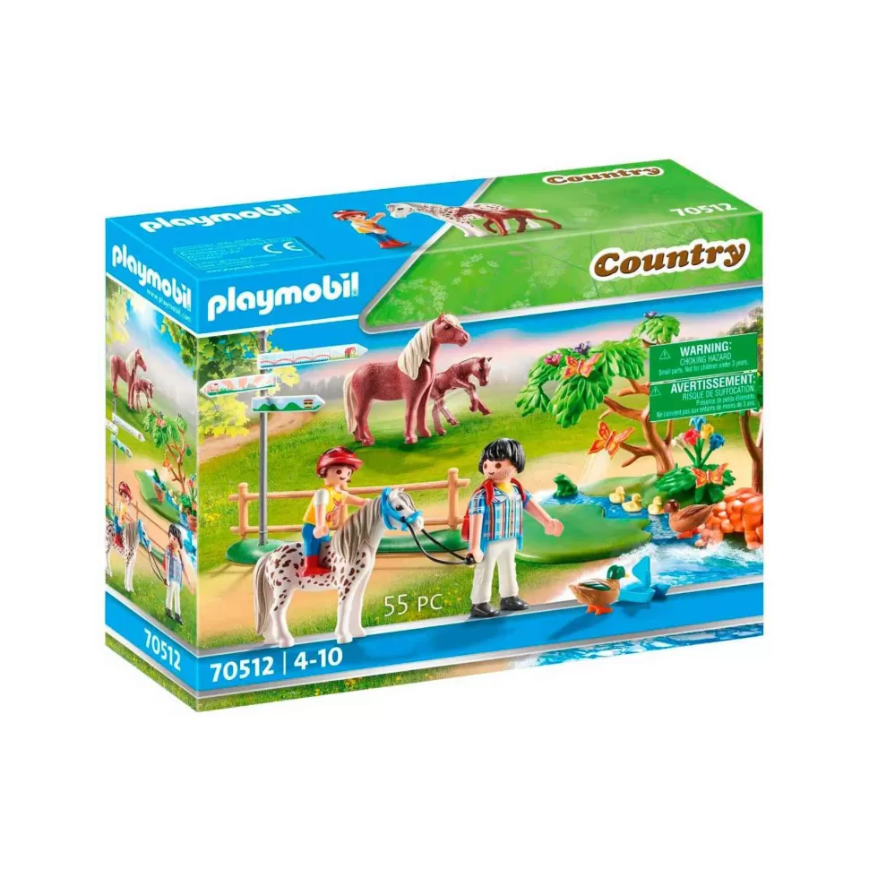 Playmobil Juegos De Construcción^ Country Paseo En Poni 70512