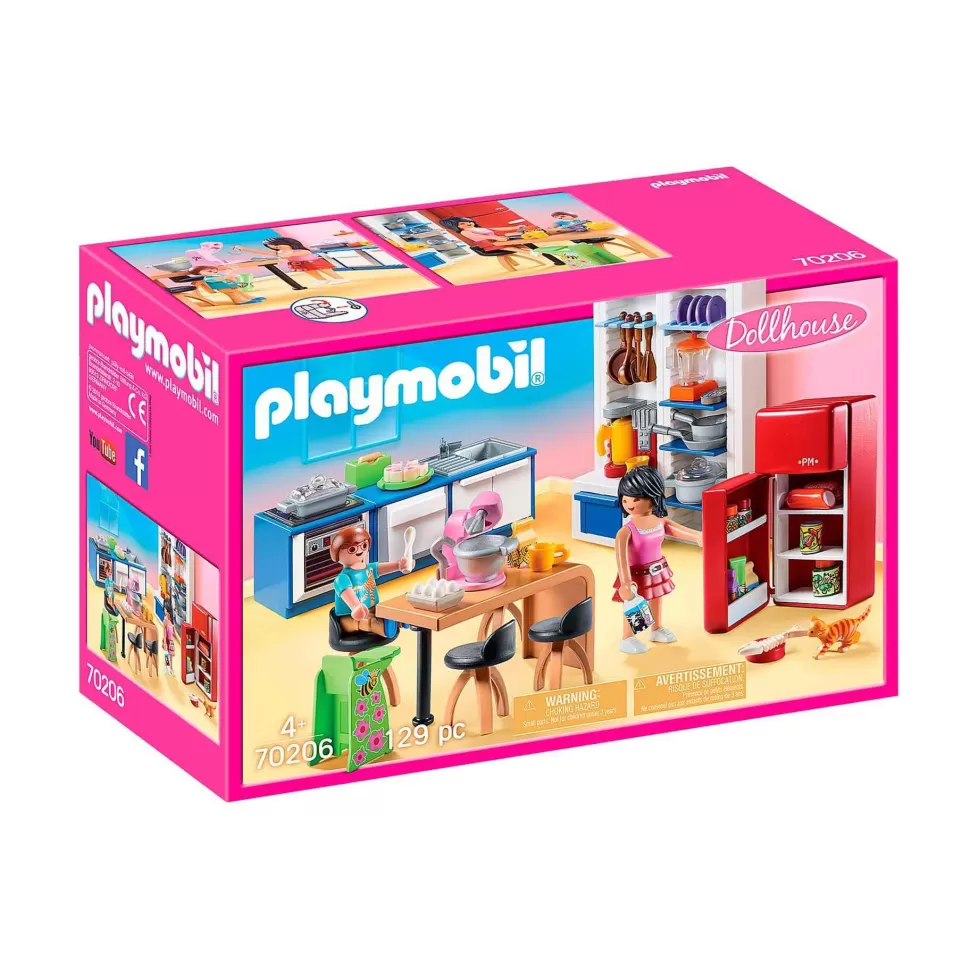 Playmobil Dollhouse Cocina 70206* Juegos De Construcción