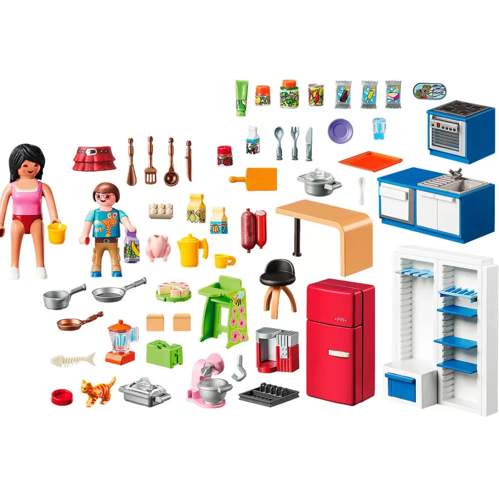 Playmobil Dollhouse Cocina 70206* Juegos De Construcción