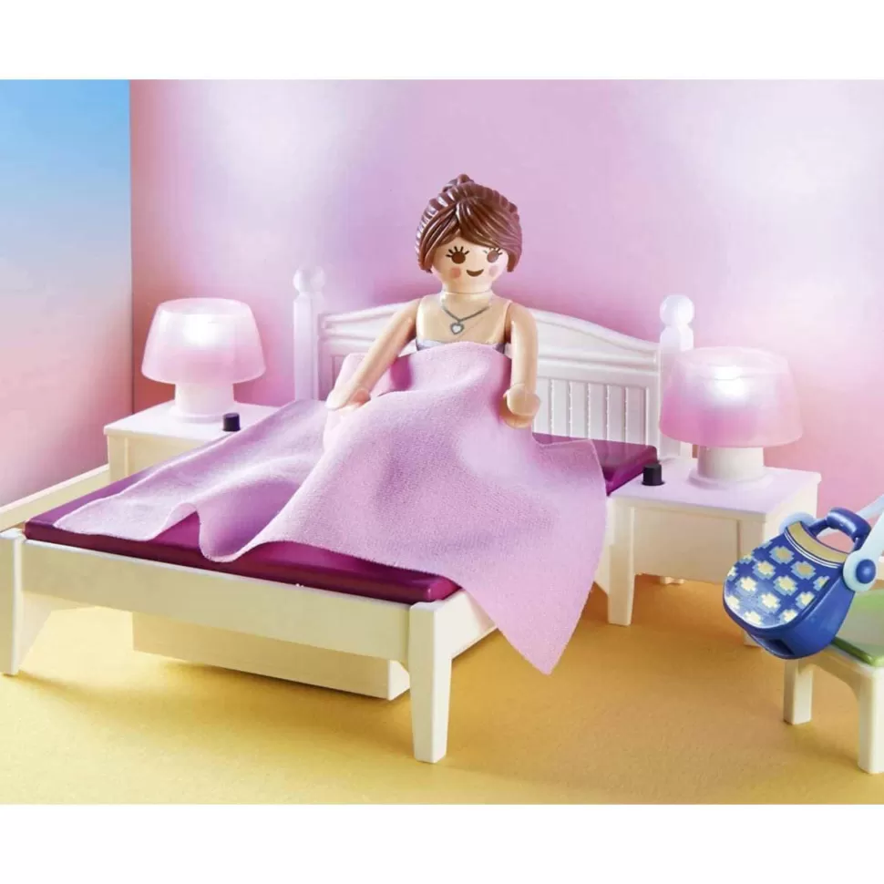 Playmobil Juegos De Construcción^ Dollhouse Dormitorio Y Taller De Costura 70208