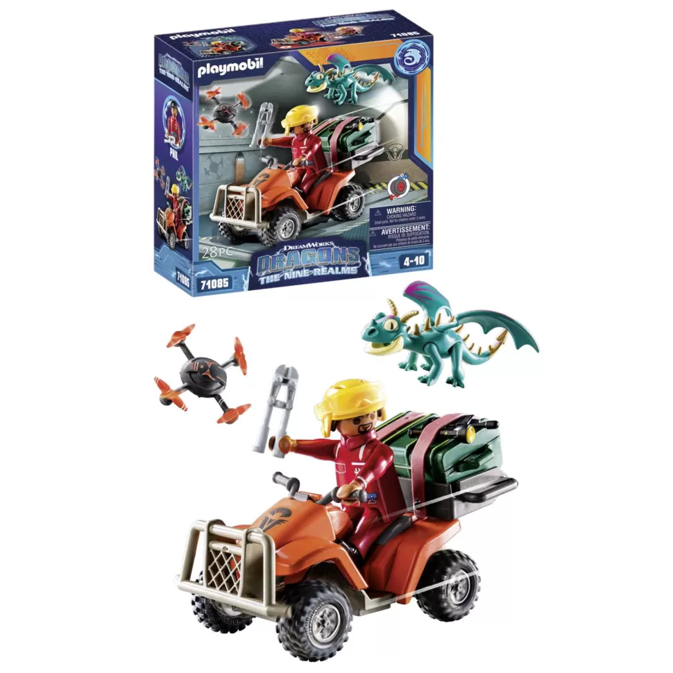 Playmobil Dragons Nine Realms Icaris Quad* Juegos De Construcción