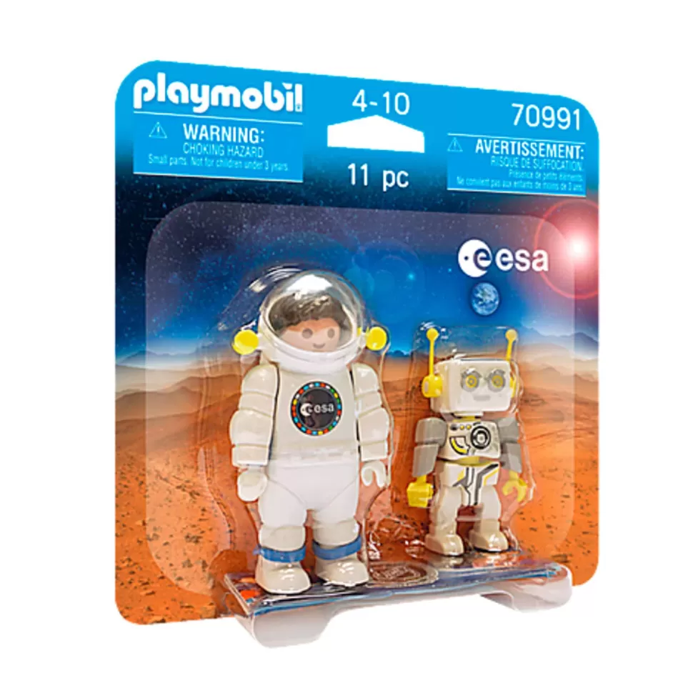 Playmobil Juegos De Construcción^ Duopack Esa Astronauta Y Robert 70991