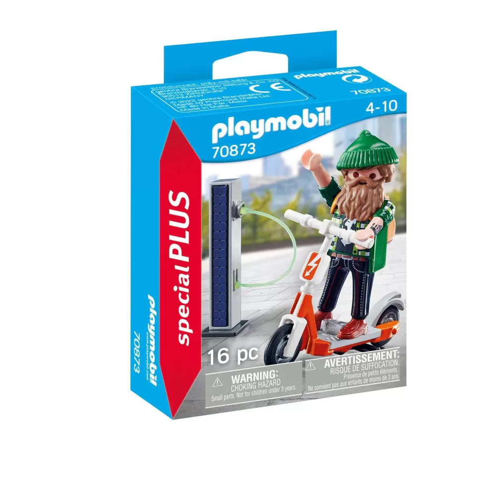 Playmobil Juegos De Construcción^ Hipster Con Escooter