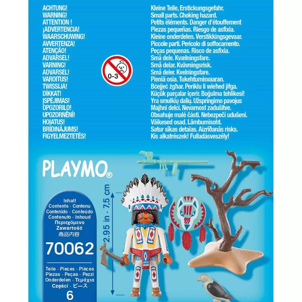 Playmobil Jefe Nativo Americano 70062* Juegos De Construcción