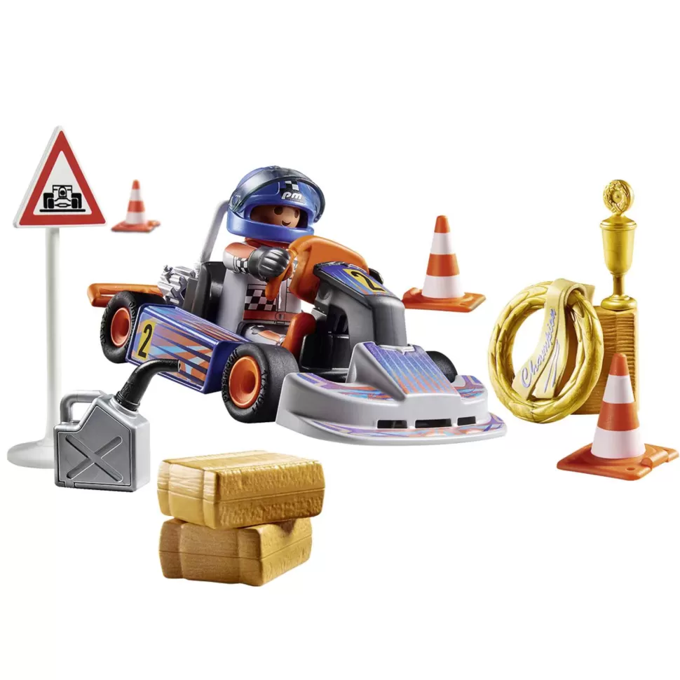 Playmobil Juegos De Construcción^ Kart De Carreras