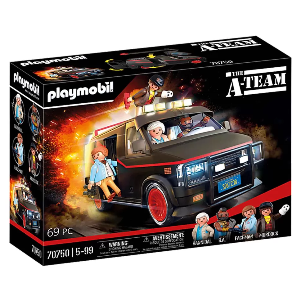 Playmobil La Furgoneta Del Equipo A* Juegos De Construcción