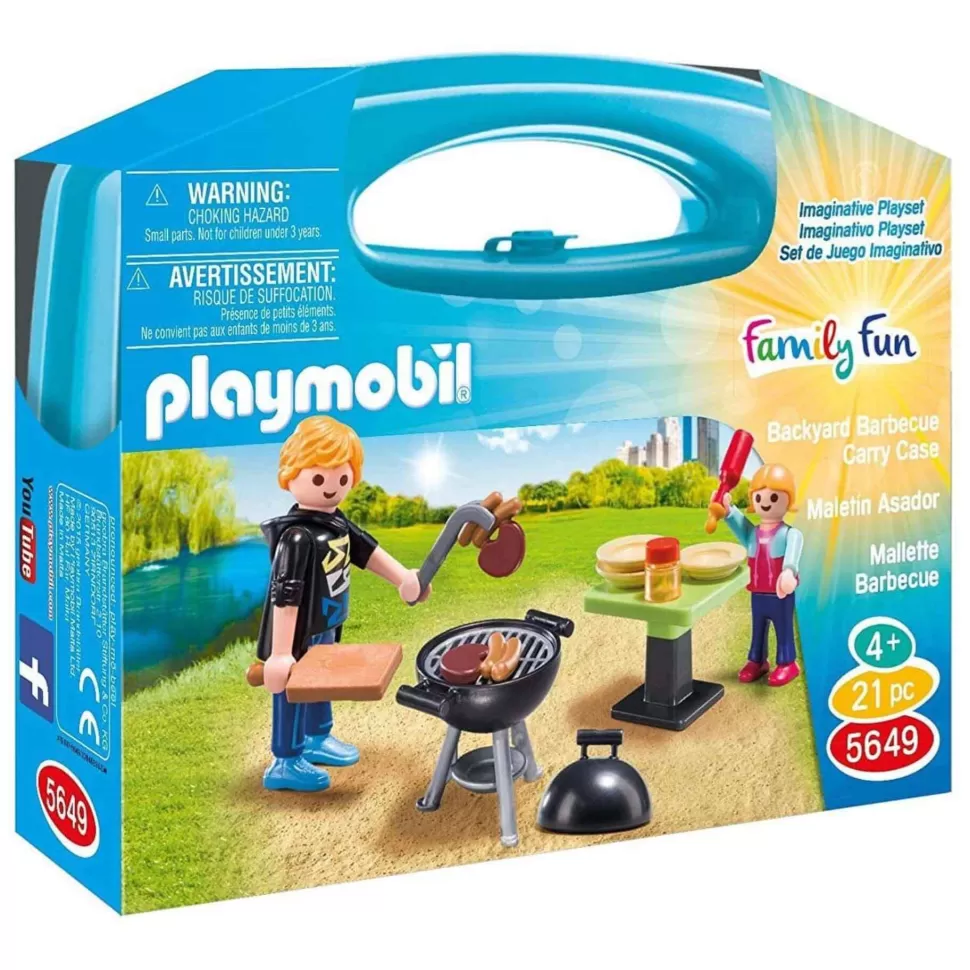 Playmobil Maletin Barbacoa 5649* Juegos De Construcción