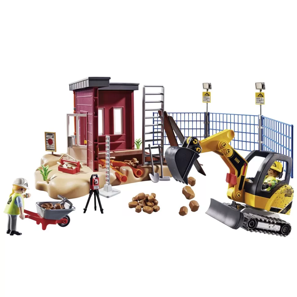 Playmobil Juegos De Construcción^ Mini Excavadora