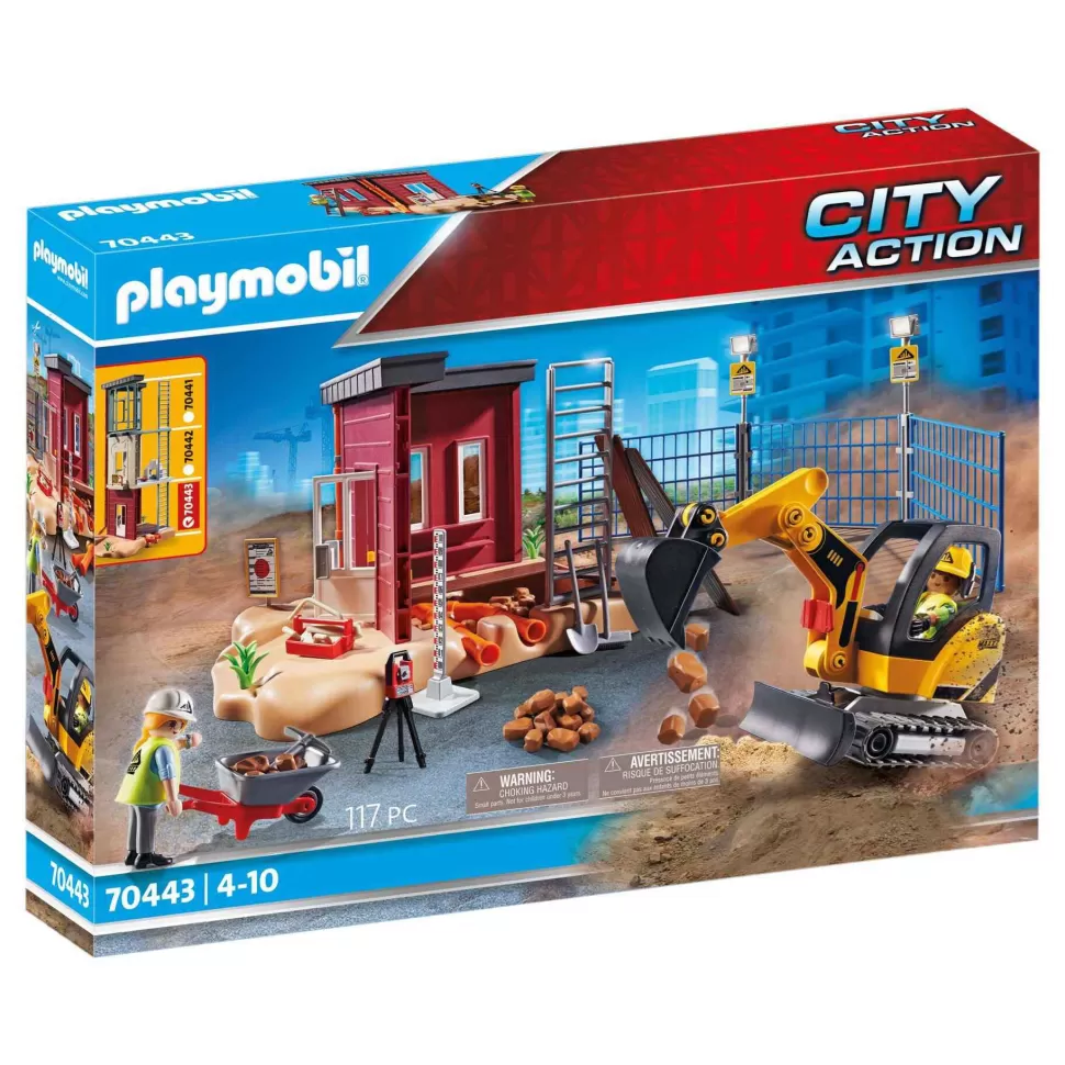 Playmobil Juegos De Construcción^ Mini Excavadora