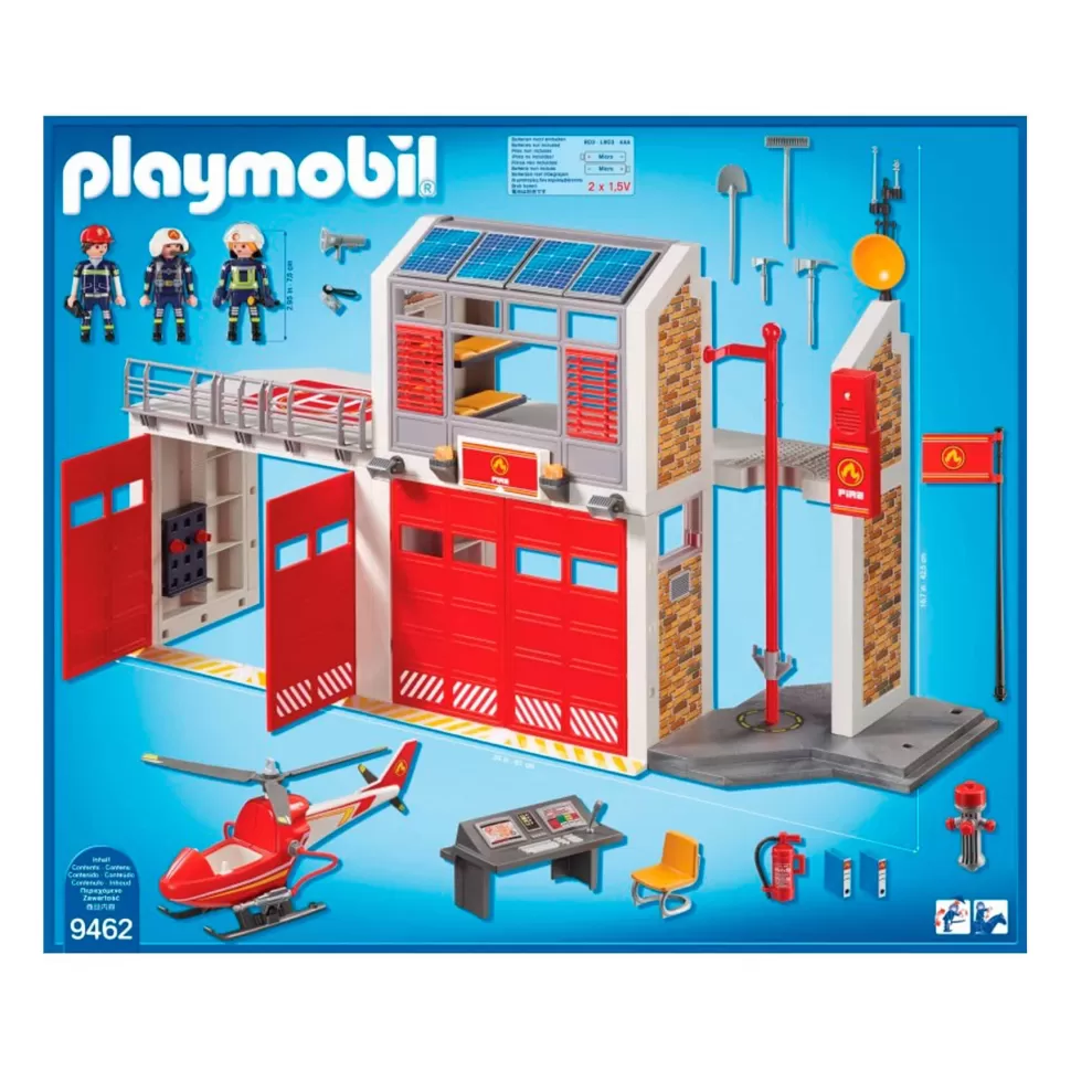 Playmobil Juegos De Construcción^ Parque De Bomberos 9462