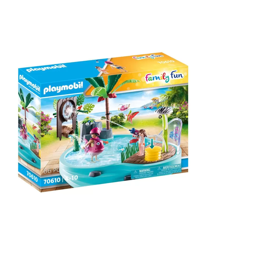 Playmobil Piscina Divertida Con Rociador De Agua* Juegos De Construcción