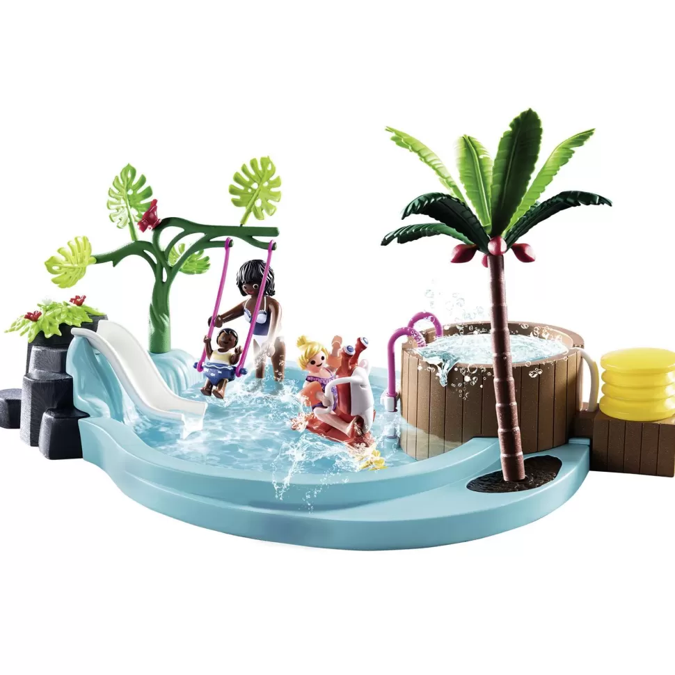 Playmobil Piscina Infantil Con Banera Hidromasaje* Juegos De Construcción