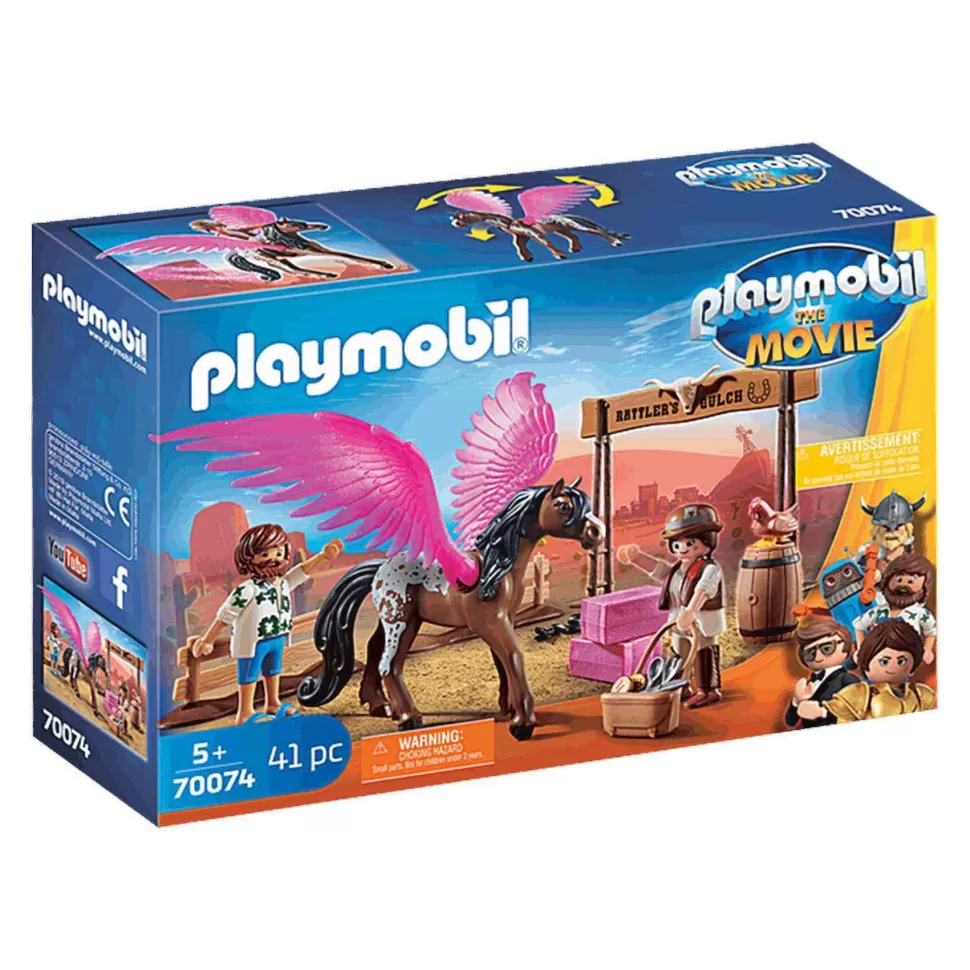 Playmobil Juegos De Construcción^ : The Movie Marla, Del Y Caball 70074