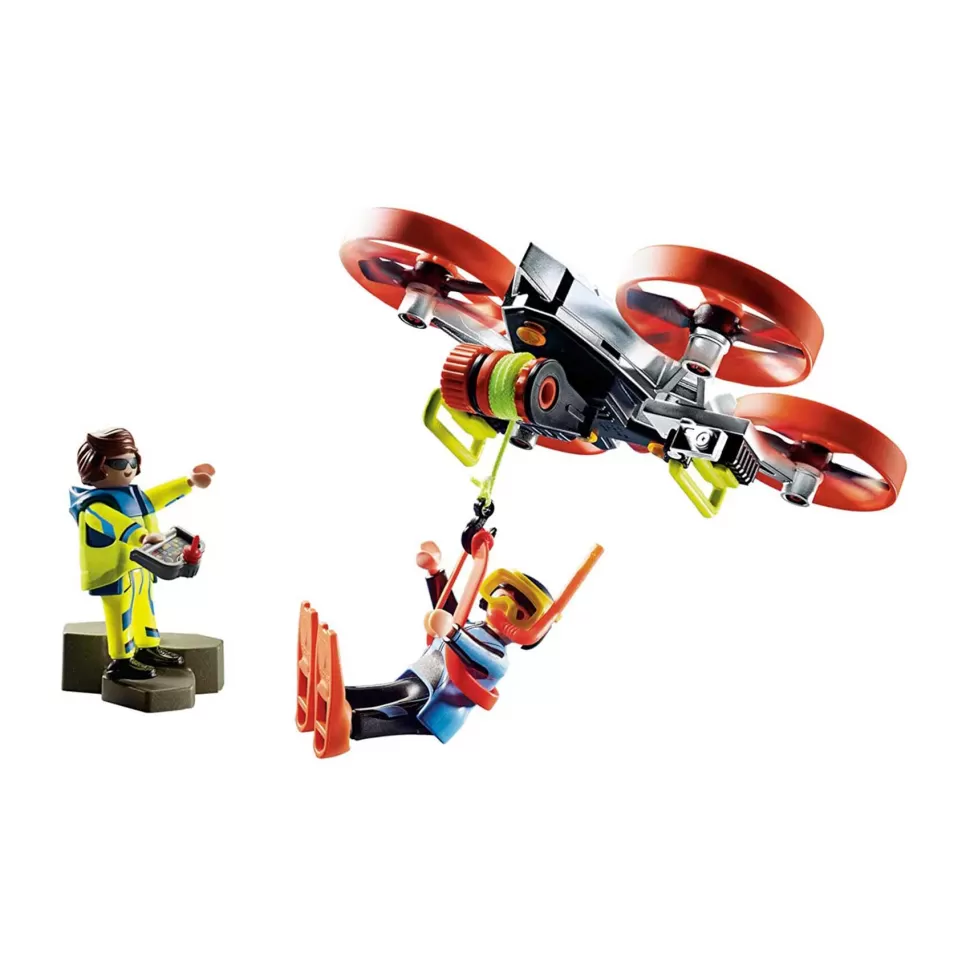 Playmobil Rescate Maritimo Buzo Con Dron De Rescate 70143* Juegos De Construcción