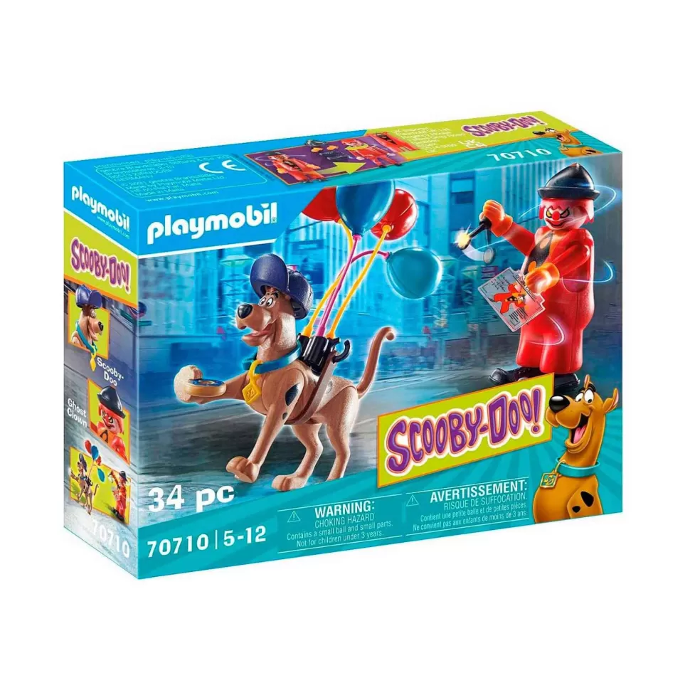 Playmobil Juegos De Construcción^ Scooby Doo Aventura Con Ghost Clown 70710