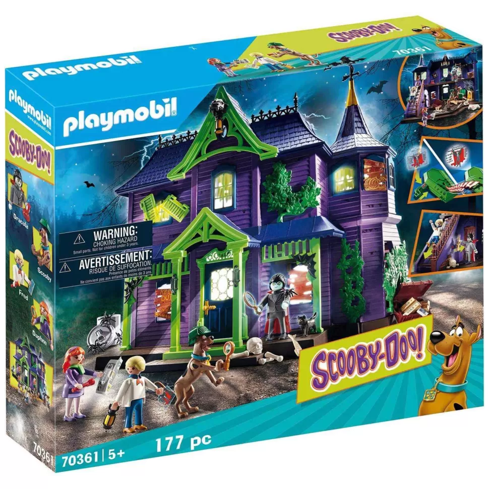 Playmobil Juegos De Construcción^ Scooby Doo Aventura En La Mansion Misteriosa 70361