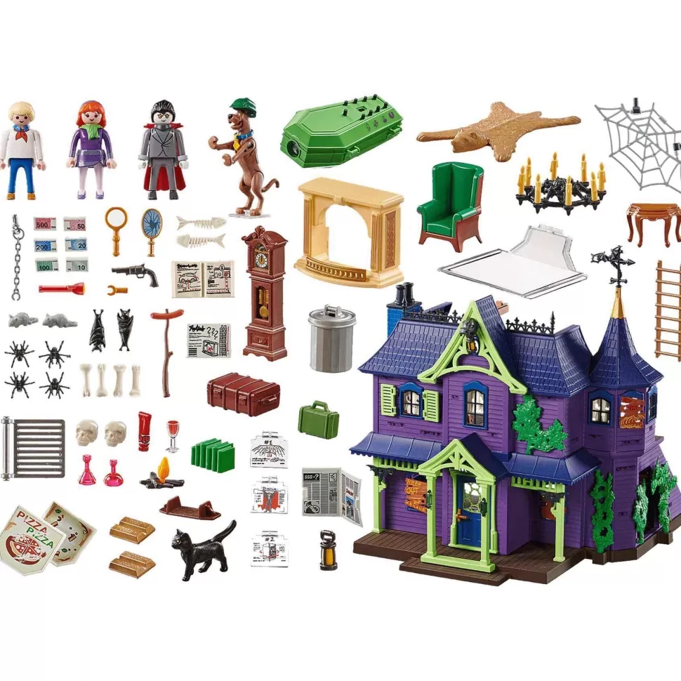 Playmobil Juegos De Construcción^ Scooby Doo Aventura En La Mansion Misteriosa 70361