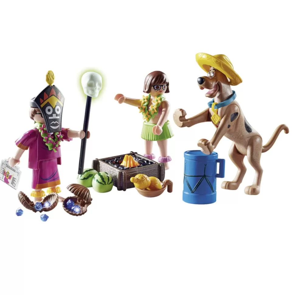 Playmobil Scoobydoo Aventura Con Witch Doctor* Juegos De Construcción