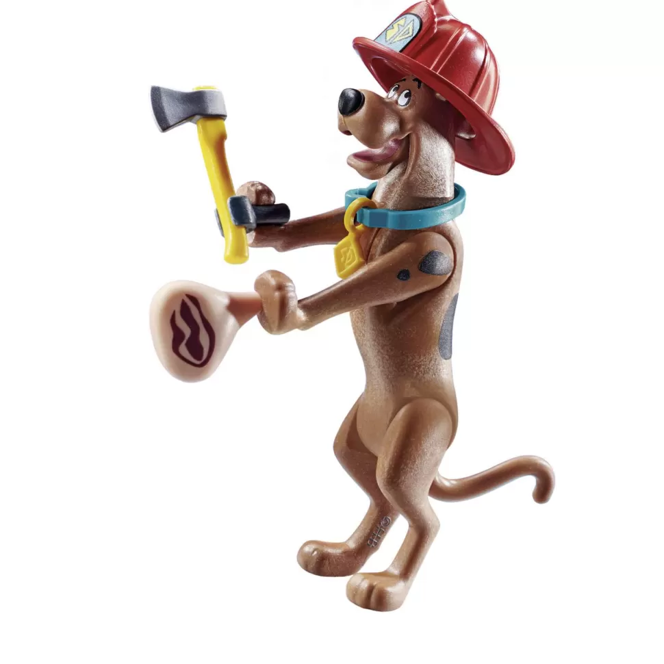 Playmobil Scoobydoo Figura Coleccionable Bombero* Juegos De Construcción