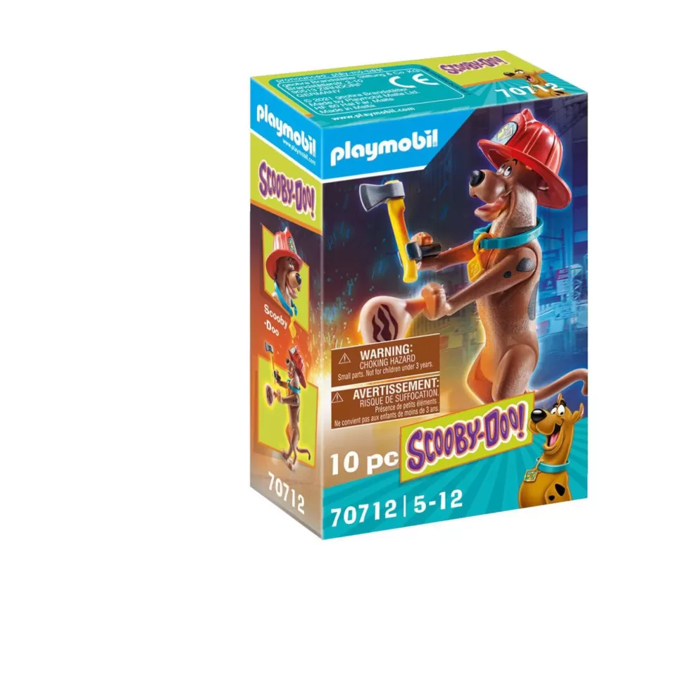 Playmobil Scoobydoo Figura Coleccionable Bombero* Juegos De Construcción