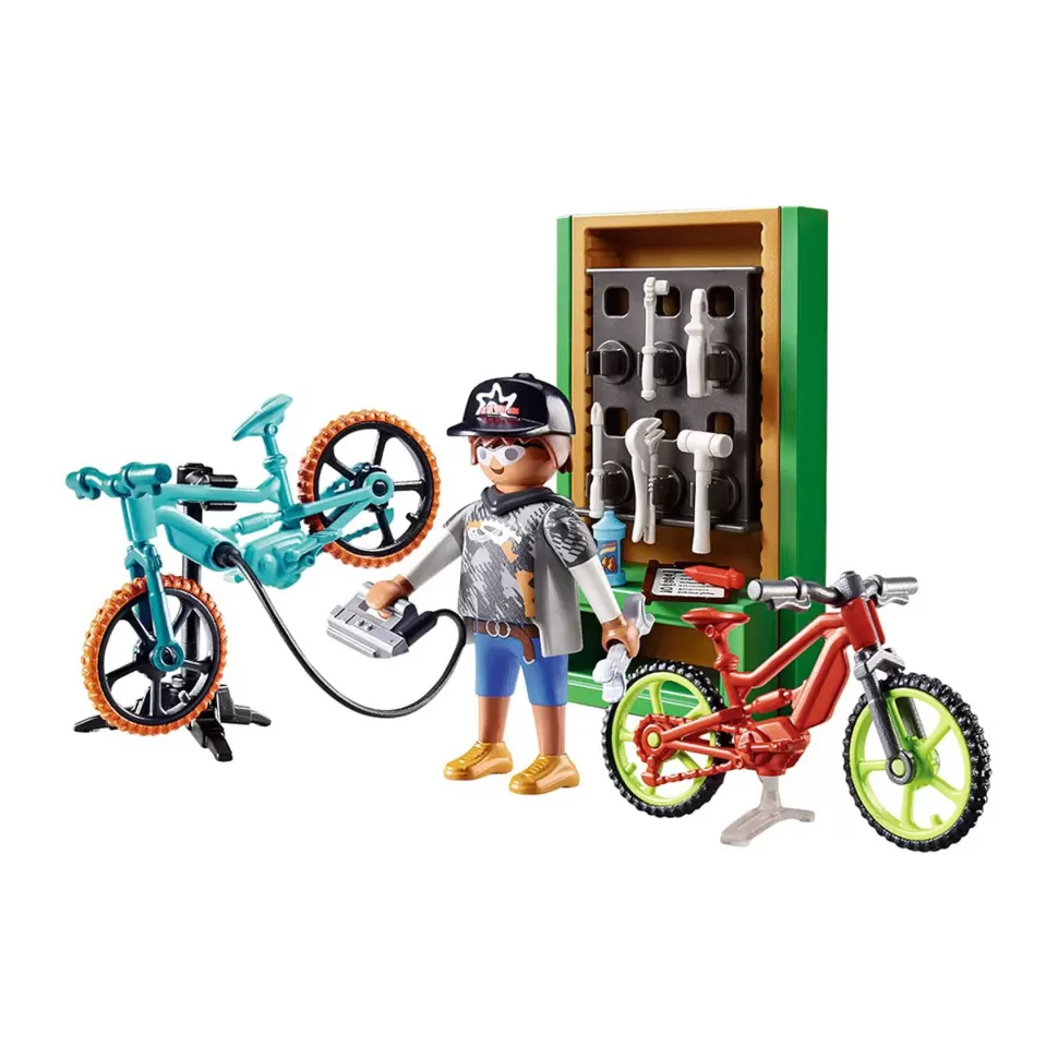 Playmobil Set De Regalo Taller De E Bicicletas 70674* Juegos De Construcción